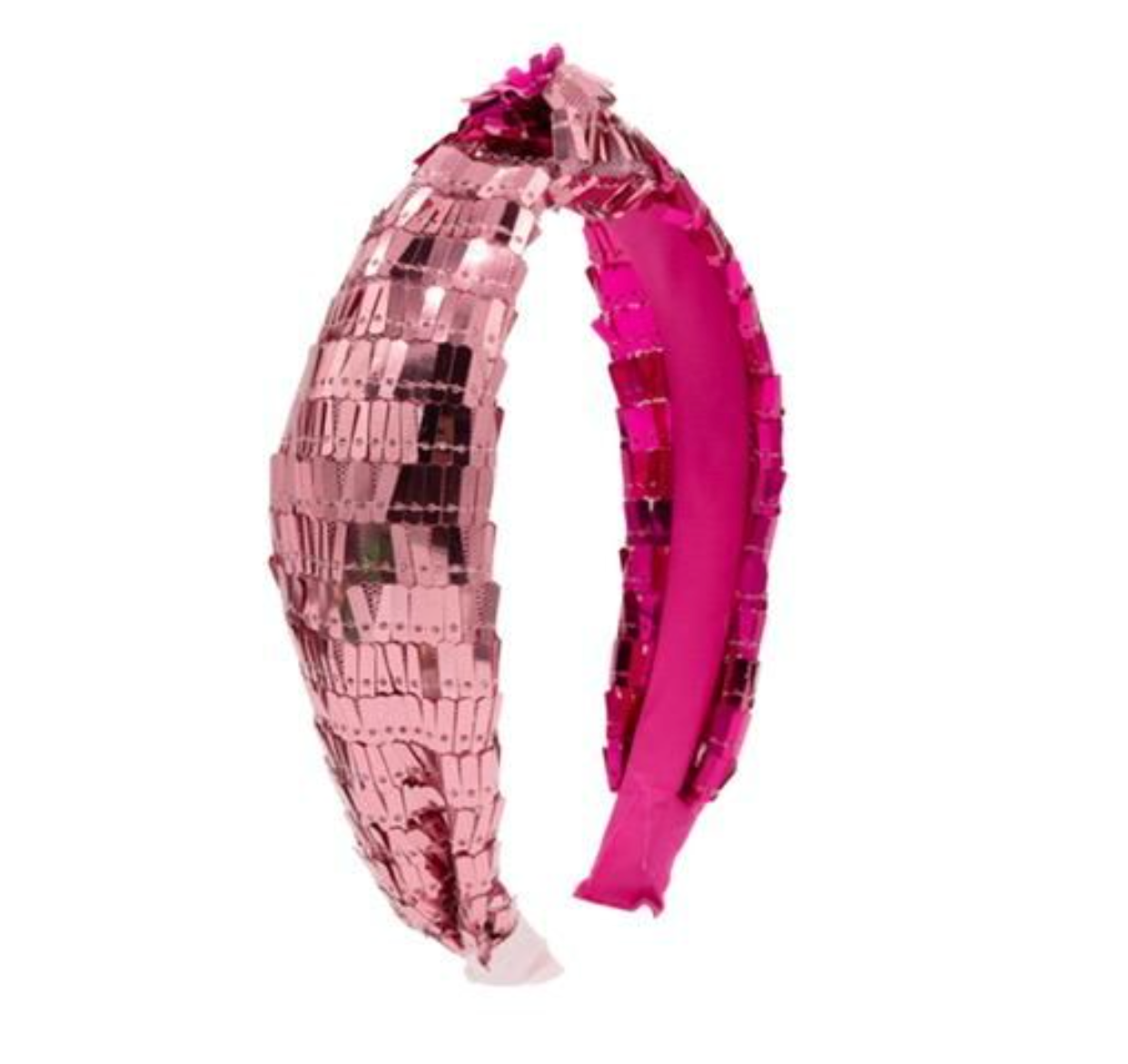 Fun Tinsel Knot Headband, Fuschia/Pink - Magpies Paducah