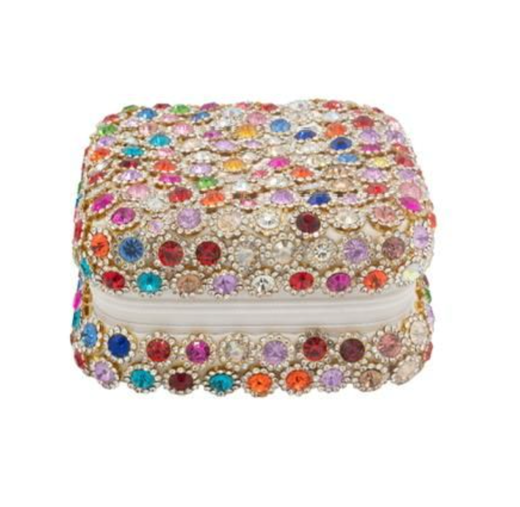 Fully Jeweled Jewelry Box - Magpies Paducah
