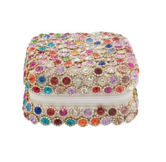 Fully Jeweled Jewelry Box - Magpies Paducah