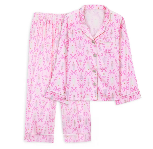 Satin PJ Set, Nutcracker