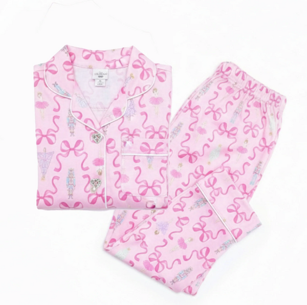 Satin PJ Set, Nutcracker