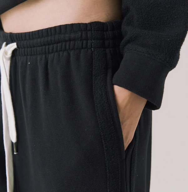 Women's True Black Wide Leg Jogger