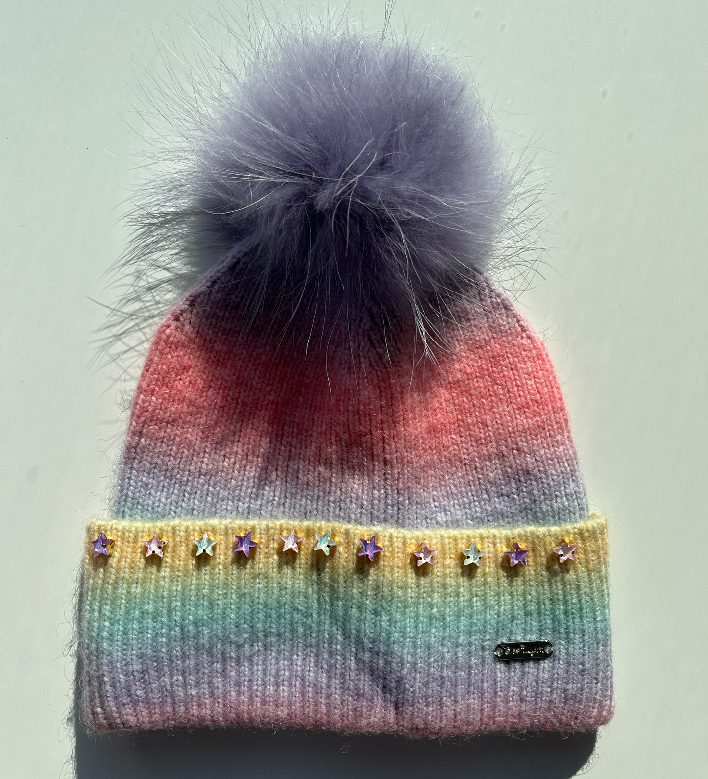 Pam Beanie, Star Jeweled Pastel