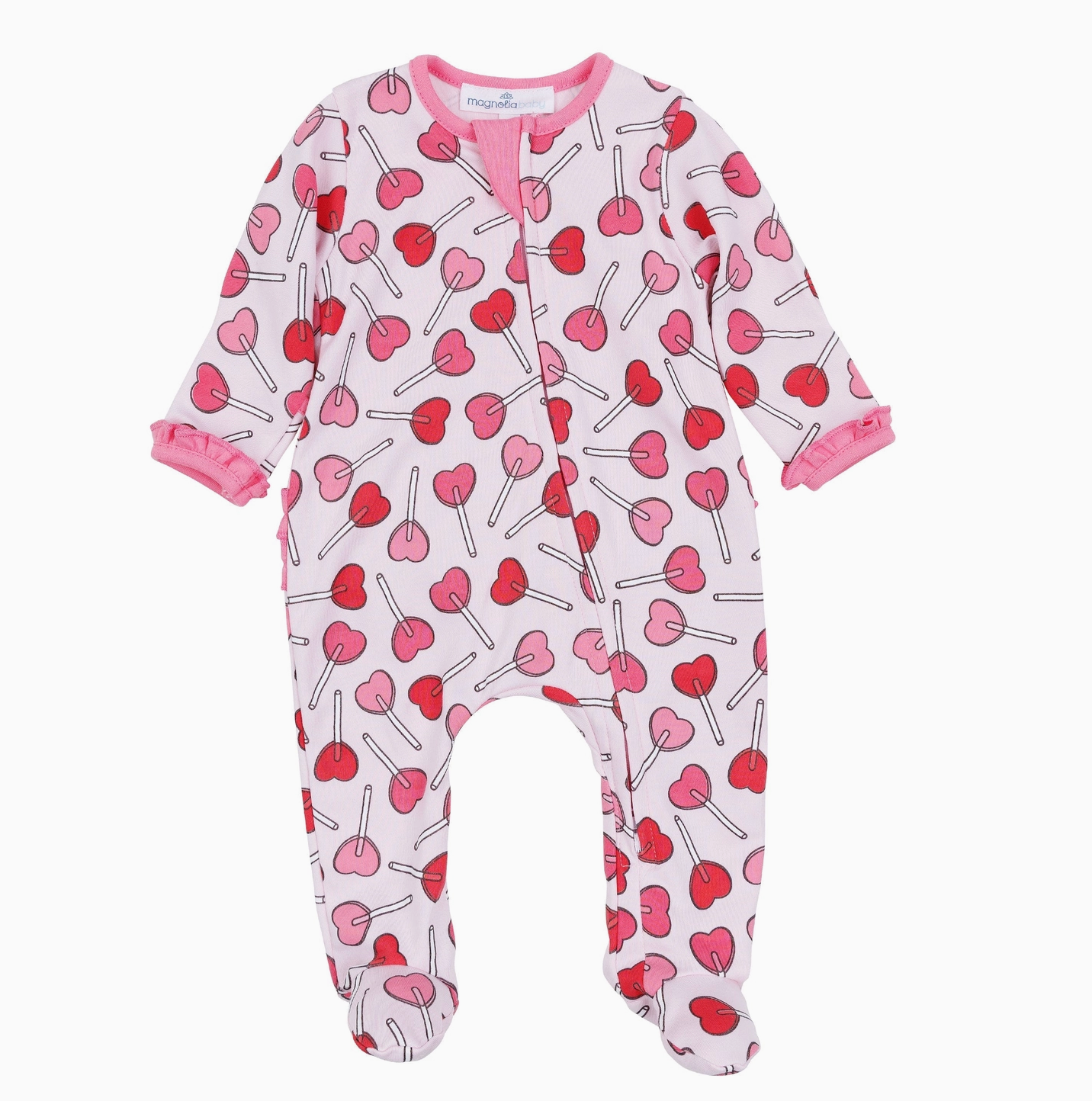 Sweetheart Pops Ruffle Footie