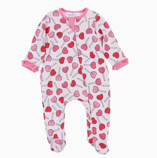 Sweetheart Pops Ruffle Footie