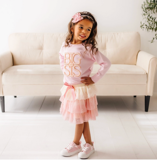 Big Sis Pearl Patch Sweatshirt