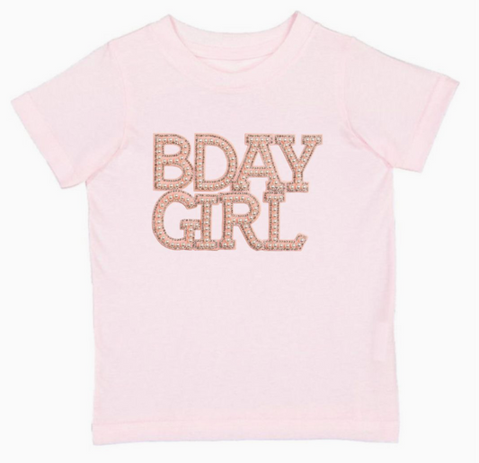 Pearl BDay Girl Patch T-Shirt, Ballet