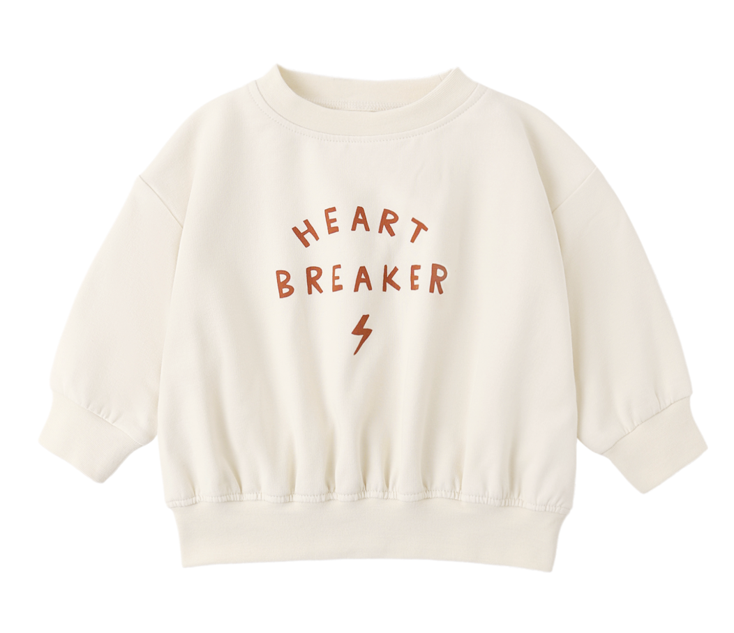 Relaxed Sweatshirt, Heart Breaker