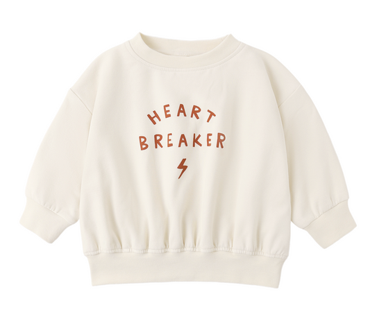 Relaxed Sweatshirt, Heart Breaker