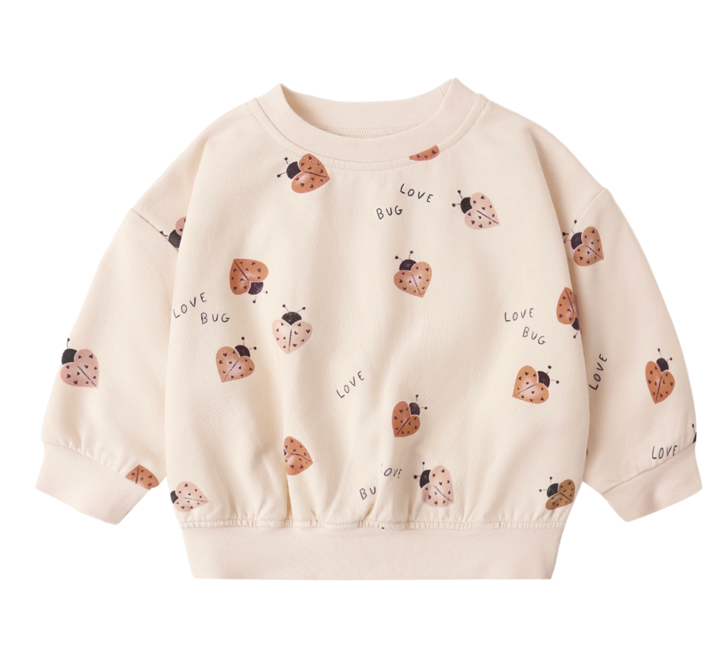 Relaxed Sweatshirt, Love Bug