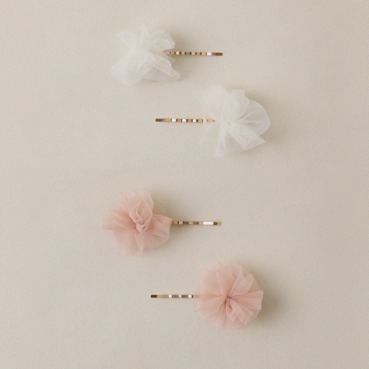 Pom Pom Pins | Pearl, Pink