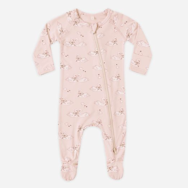 Bamboo Zip Footie, Swans