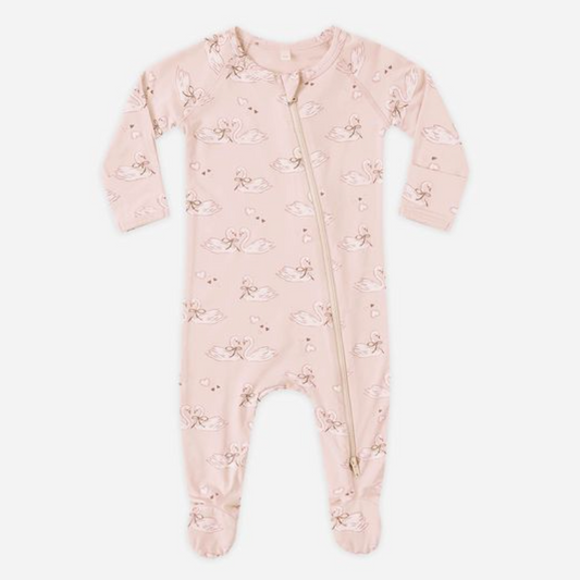 Bamboo Zip Footie, Swans