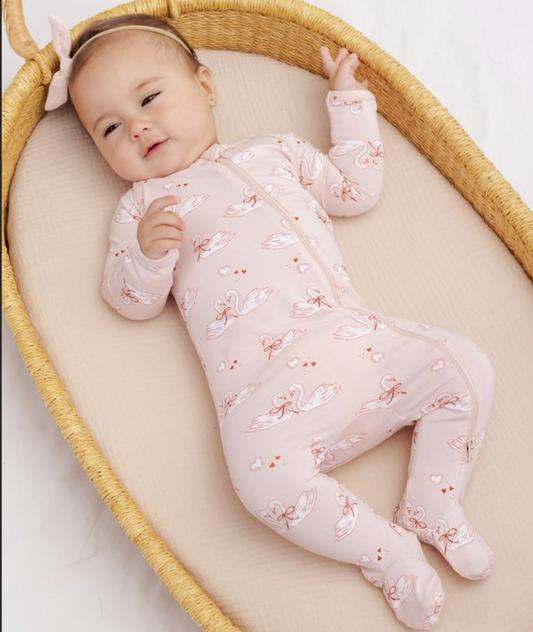 Bamboo Zip Footie, Swans
