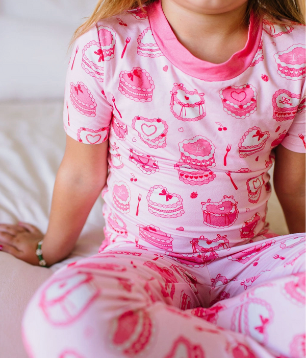 Bamboo Short Sleeve PJ Set, Eat Your Heart Out