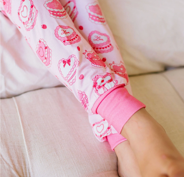 Bamboo Short Sleeve PJ Set, Eat Your Heart Out