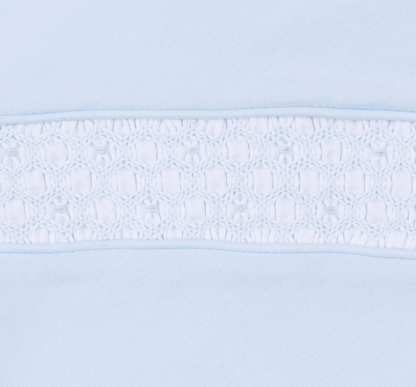 Willow & Walker's Smocked Collared Footie