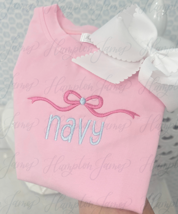 Scalloped Cotton Short Set, Pink