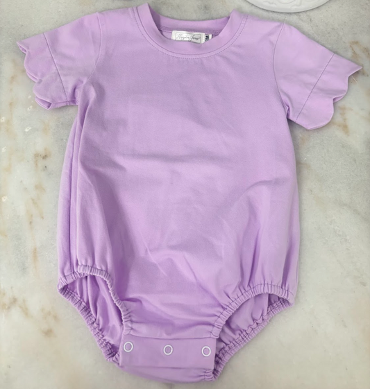 Scalloped Cotton Bubble, Purple