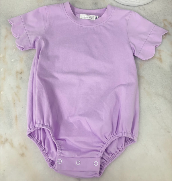 Scalloped Cotton Bubble, Purple