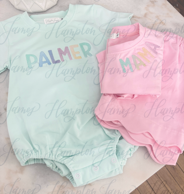 Scalloped Cotton Bubble, Mint