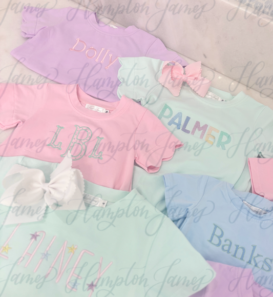 Scalloped Cotton Bubble, Pink