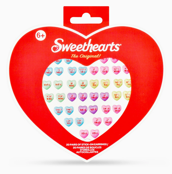 Sweetheart Stick-On Earrings