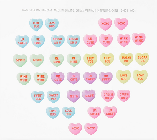 Sweetheart Stick-On Earrings