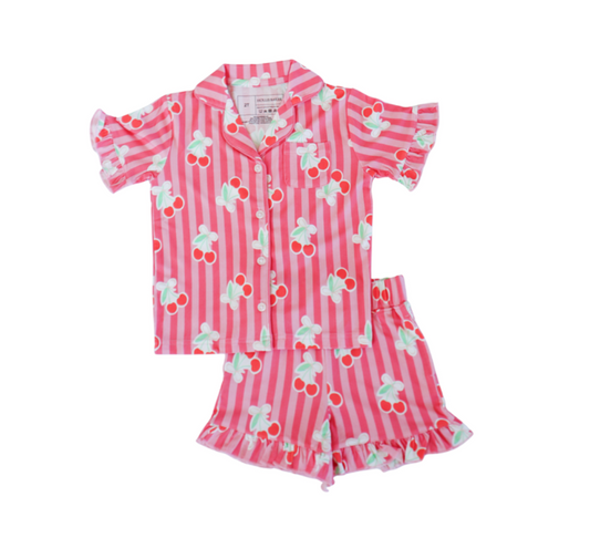 Ruffle Set, Cherries