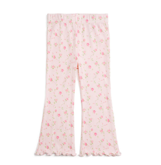 Pink Rose Flare Legging