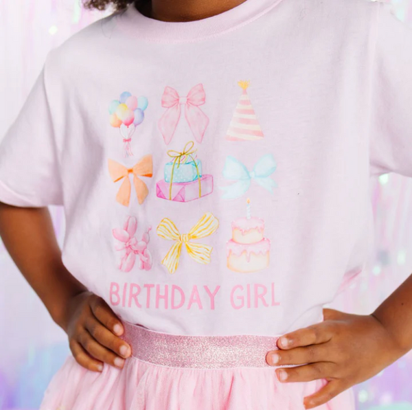 Birthday Girl Cutie T-Shirt, Ballet Pink - Magpies Paducah