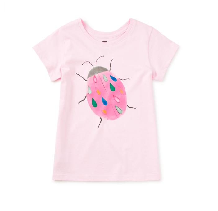 Graphie Tee, Rainy Ladybug