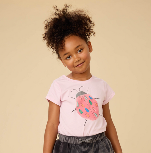 Graphie Tee, Rainy Ladybug