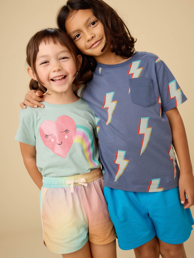 Pocket Tee, Lightning Bolts