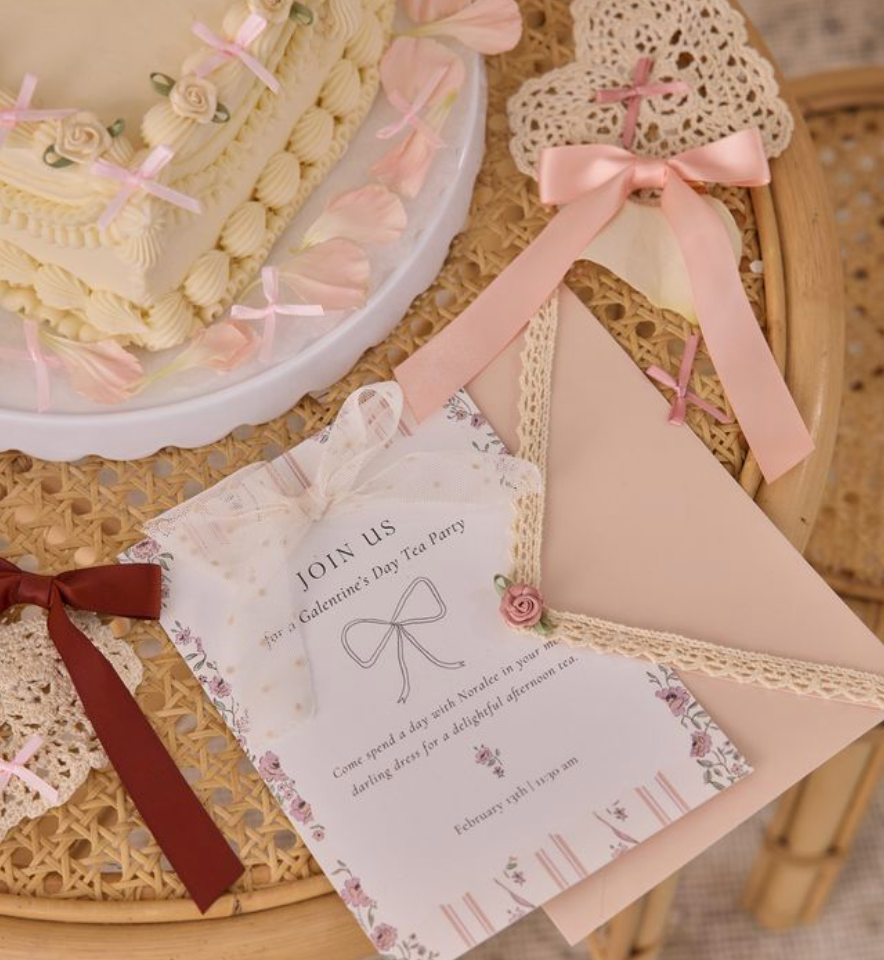 Satin Ribbon Bows | Blush, Red, Pink