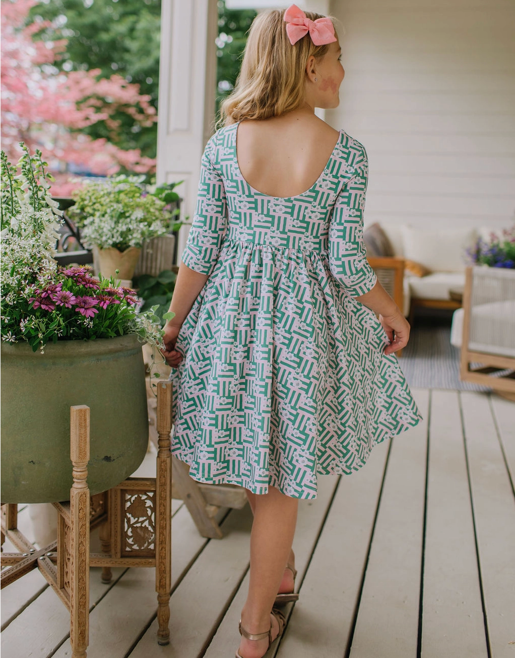 Emile Dress, Wildflower Grid