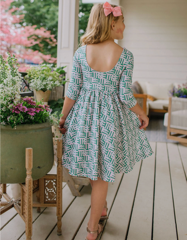 Emile Dress, Wildflower Grid