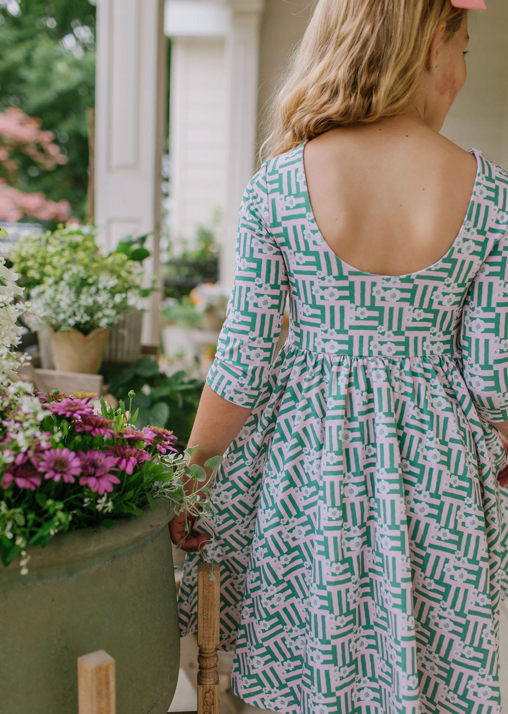Emile Dress, Wildflower Grid