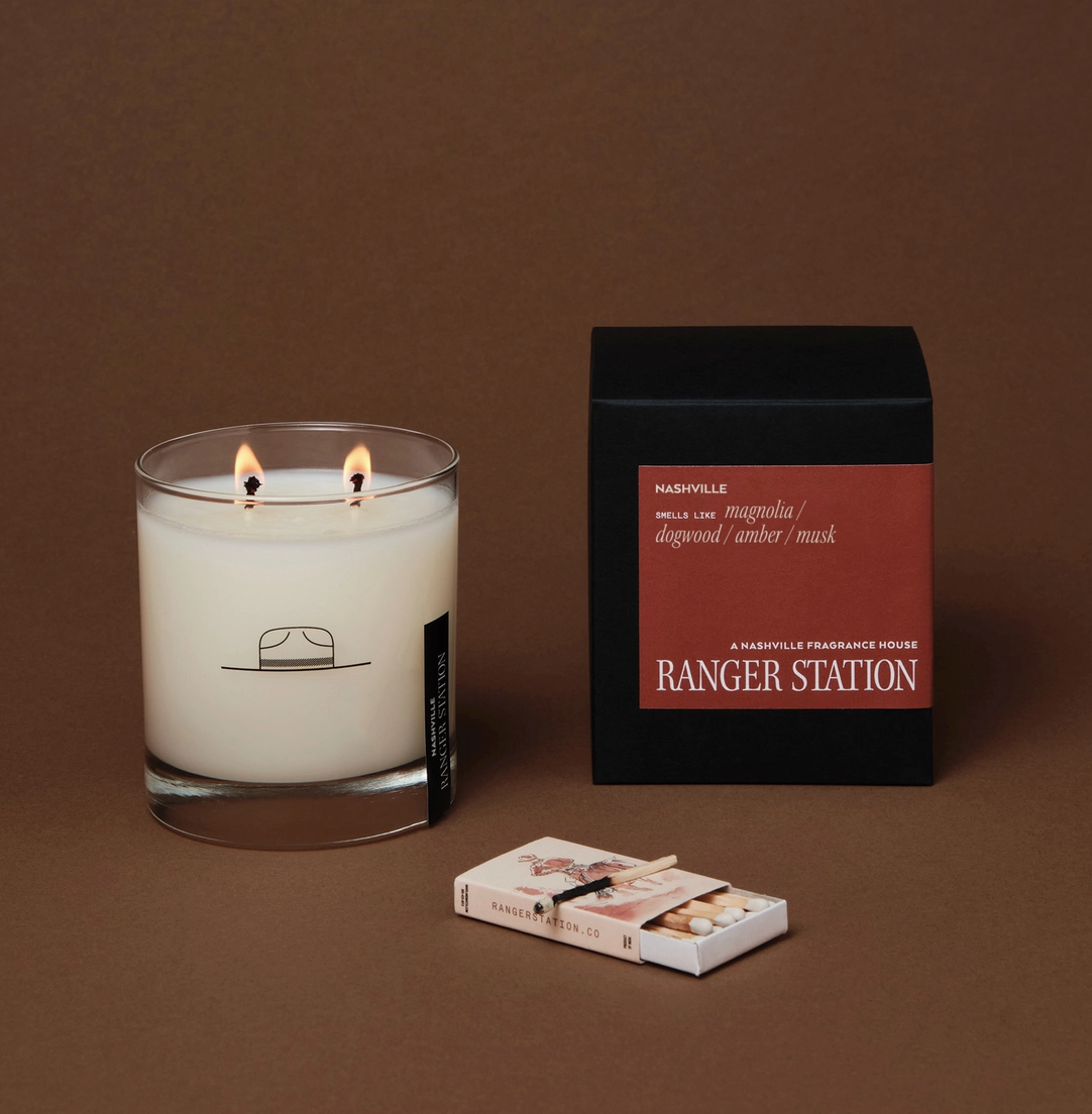 Rocks Glass Candle, Nashville