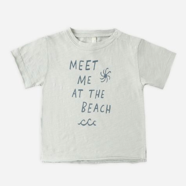 Raw Edge Tee, Meet Me @ the Beach - Magpies Paducah