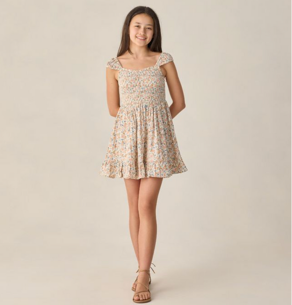 Teen Kalina Dress, Flower Field - Magpies Paducah