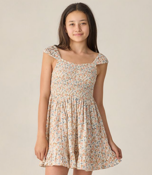 Teen Kalina Dress, Flower Field - Magpies Paducah