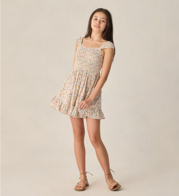 Teen Kalina Dress, Flower Field - Magpies Paducah