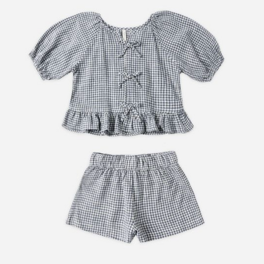 Juniper Set, Marine Gingham - Magpies Paducah