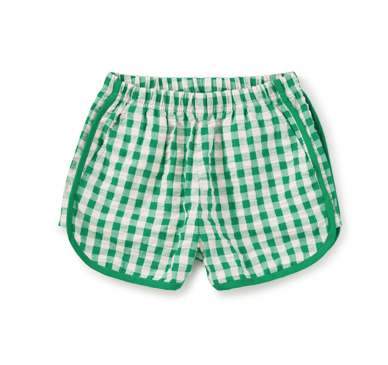 Woven Dolphin Shorts, Garden Party Check - Magpies Paducah