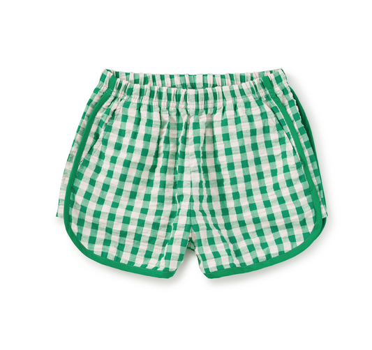 Woven Dolphin Shorts, Garden Party Check - Magpies Paducah