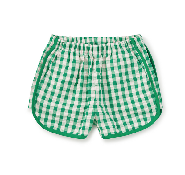 Woven Dolphin Shorts, Garden Party Check - Magpies Paducah
