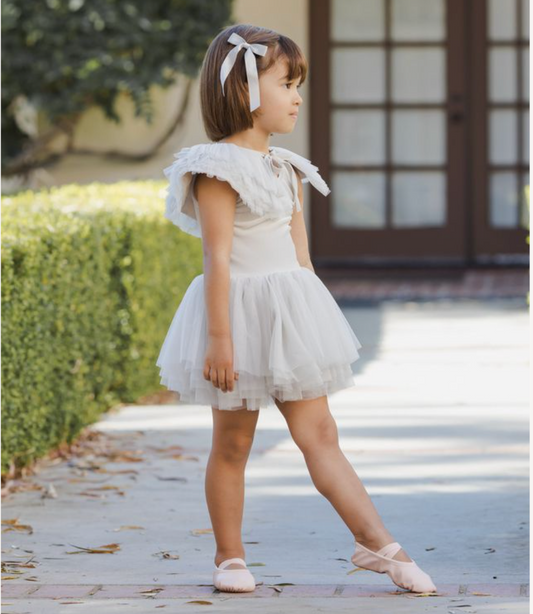 Ruffle Collar, Mist - Magpies Paducah