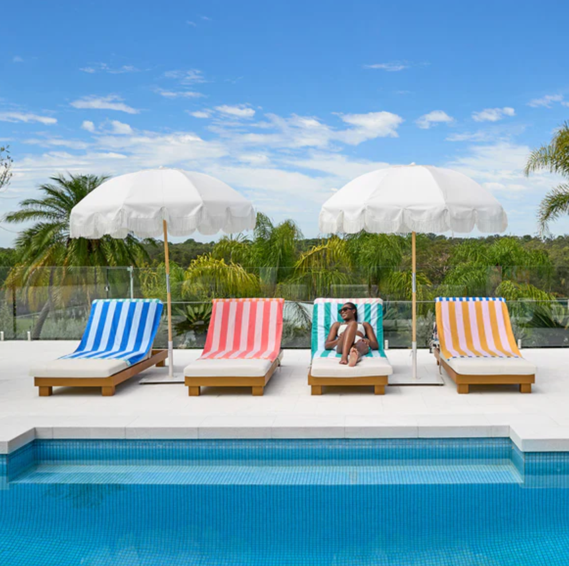 Quick Dry Towel, Large | Blue Sky - Magpies Paducah