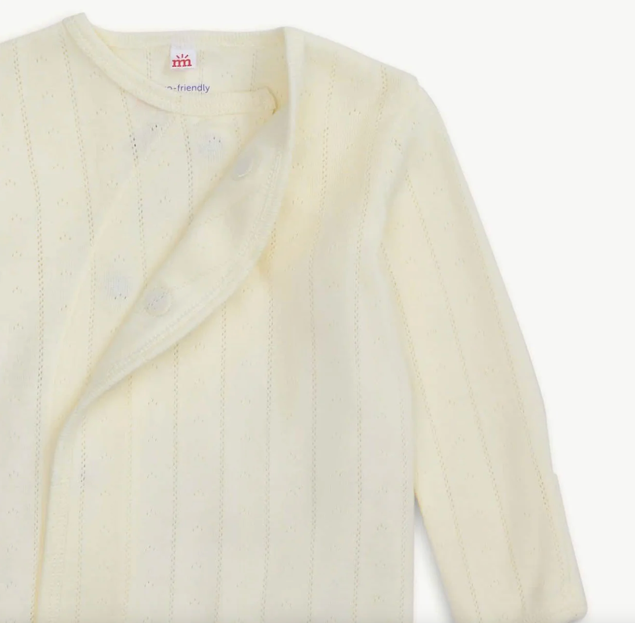 Pointelle Gown + Hat Set, Tofu - Magpies Paducah